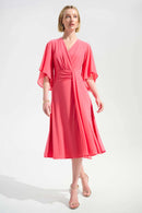 Signature Sash Dress - Paradise Coral