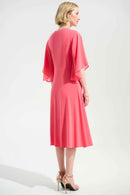 Signature Sash Dress - Paradise Coral