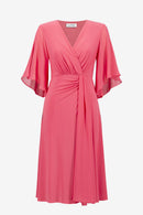 Signature Sash Dress - Paradise Coral