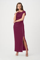 Scuba Crepe Sheath Dress - Berry Burst