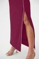 Scuba Crepe Sheath Dress - Berry Burst