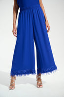 Georgette Wide Leg Culotte - Royal Sapphire