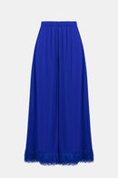 Georgette Wide Leg Culotte - Royal Sapphire
