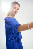 Signature Off Shoulder Top - Royal Sapphire