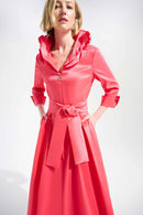 Signature Taffeta Dress - Paradise Coral
