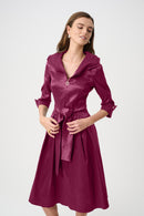 Fit And Flare Dress - Berry Burst