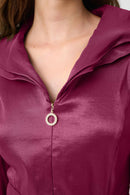 Fit And Flare Dress - Berry Burst