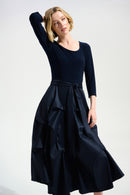 Signature Taffeta Dress - Midnight Blue