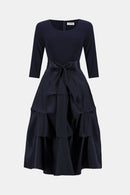 Signature Taffeta Dress - Midnight Blue
