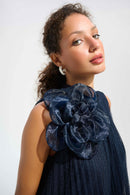 Signature Mesh Dress - Midnight Blue