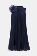 Signature Mesh Dress - Midnight Blue