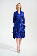 Signature Taffeta Dress - Royal Sapphire