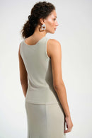 Rhinestones Jacket & Cami - Champagne