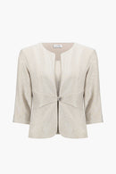 Rhinestones Jacket & Cami - Champagne