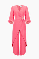 Signature Culotte Jumpsuit - Paradise Coral