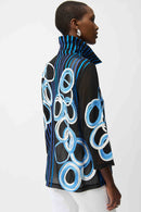 Bell Sleeve Jacket - Black/multi