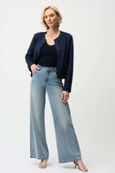 Scuba Suede Jacket - Midnight Blue