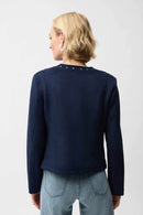 Scuba Suede Jacket - Midnight Blue