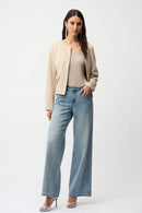 Scuba Suede Jacket - Parchment