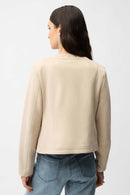 Scuba Suede Jacket - Parchment