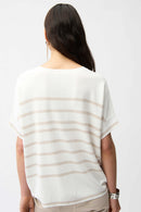 Stripe Print Jumper - Vanilla/moonstone