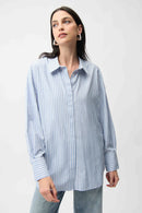 Stripe Blouse - Blue/vanilla
