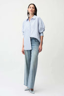 Stripe Blouse - Blue/vanilla