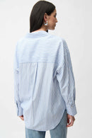 Stripe Blouse - Blue/vanilla