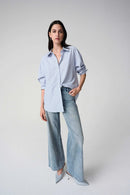 Stripe Blouse - Blue/vanilla