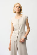 Fitted Waistcoat - Moonstone