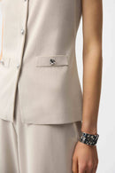 Fitted Waistcoat - Moonstone