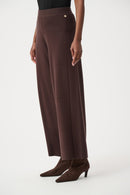 Brushed Culotte Trouser - Mocha