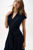 Fit And Flare Dress - Midnight Blue