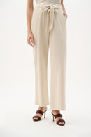 Linen Wide Leg Trouser - Natural