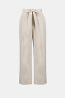 Linen Wide Leg Trouser - Natural