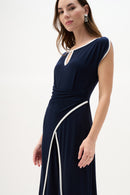 Culotte Jumpsuit - Midnight Blue/vanilla