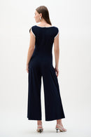 Culotte Jumpsuit - Midnight Blue/vanilla