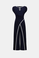 Culotte Jumpsuit - Midnight Blue/vanilla