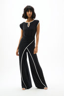 Culotte Jumpsuit - Black/vanilla