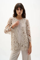 Guipure Lace Cover-Up - Moonstone