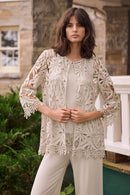 Guipure Lace Cover-Up - Moonstone