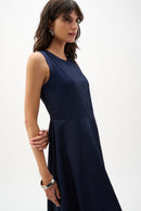 Bubble Skirt Dress - Midnight Blue