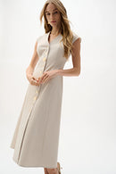 Melange Millennium Dress - Natural