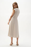 Melange Millennium Dress - Natural
