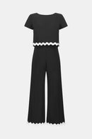 Culotte Jumpsuit - Black/white