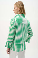 Stripe Straight Jacket - Green/vanilla