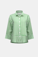 Stripe Straight Jacket - Green/vanilla