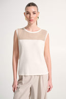 Straight Cami - Vanilla/gold