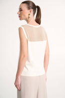 Straight Cami - Vanilla/gold