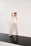 Straight Cami - Vanilla/gold